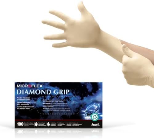 Amazon.com: Ansell MICROFLEX ​Diamond Grip MF-300 Exam Standard